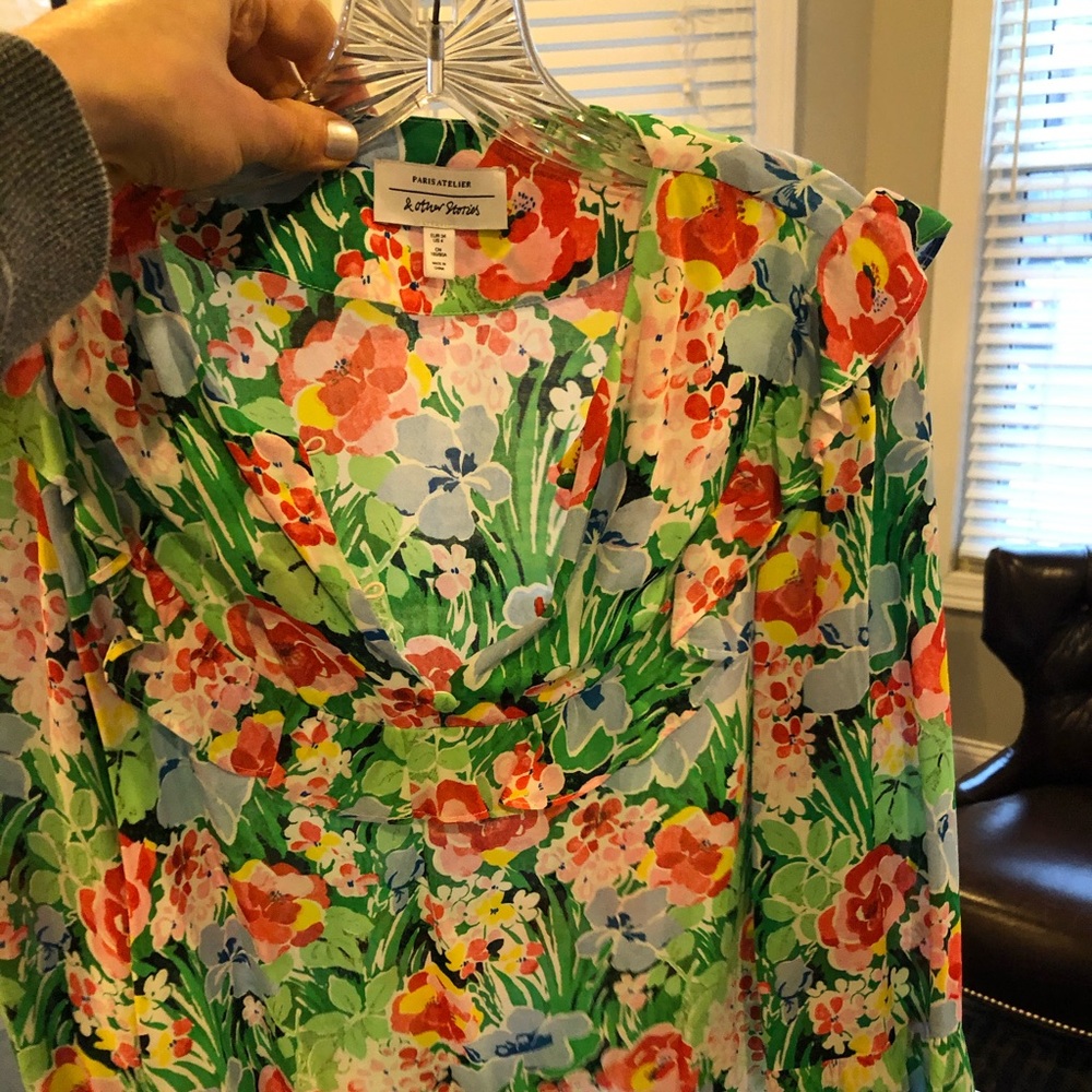 & Other Stories floral blouse